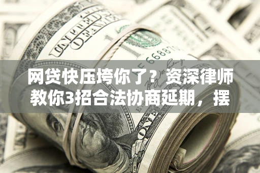 武汉网贷快压垮你了？资深律师教你3招合法协商延期，摆脱暴力催收！