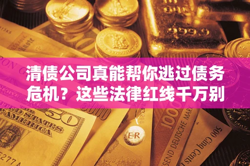 武汉清债公司真能帮你逃过债务危机？这些法律红线千万别踩