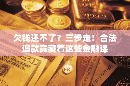武汉欠钱还不了？三步走！合法追款竟藏着这些金融课