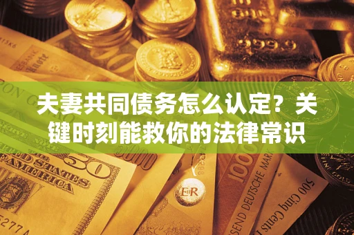 武汉夫妻共同债务怎么认定？关键时刻能救你的法律常识