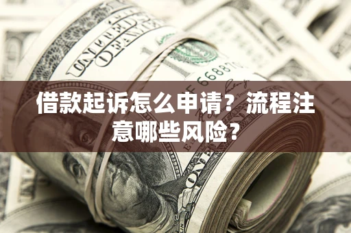 武汉借款起诉怎么申请？流程注意哪些风险？